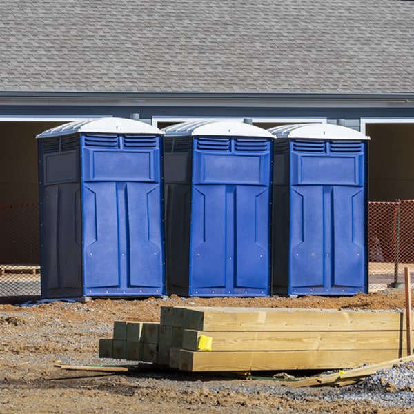 what is the maximum capacity for a single portable restroom in Counselor NM